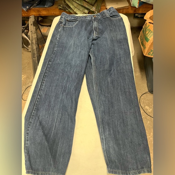 Buda Bean JapaneseTraditional Embroidered Denim Jeans Size 38 - Picture 1 of 4